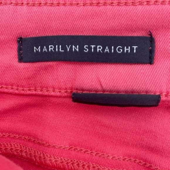 NYDJ Marilyn Straight Ankle Length Pink Punch Size 12 NWT - Picture 13 of 14